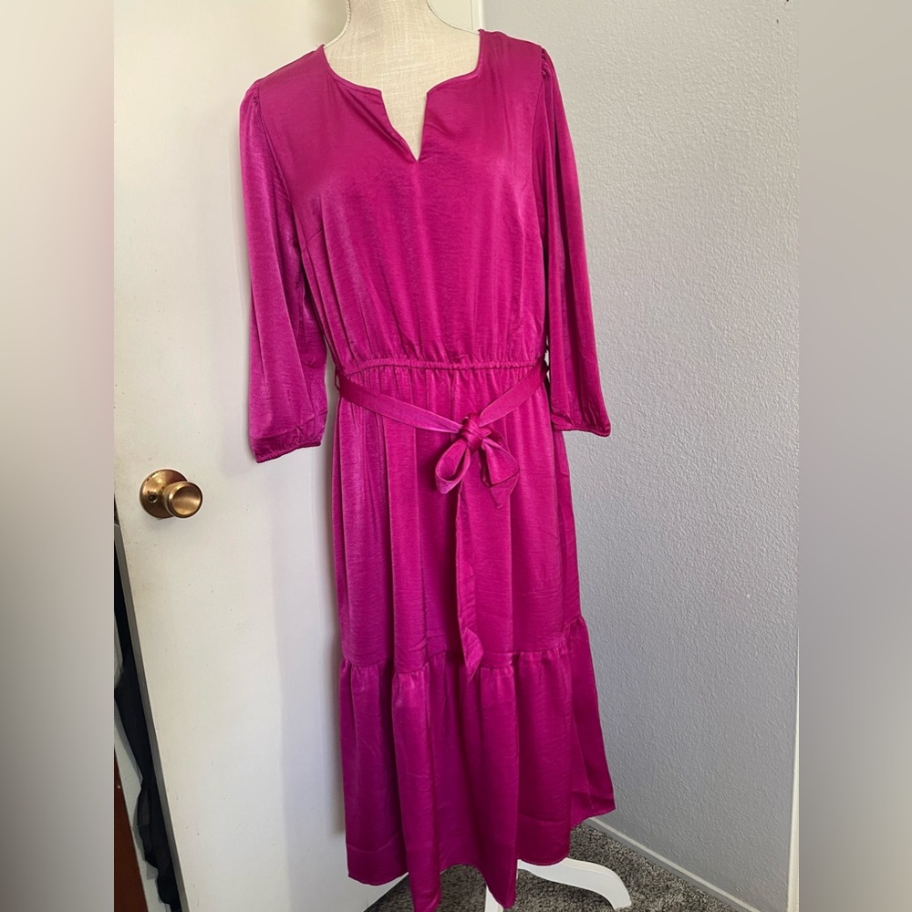 Lucky Brand Women's Fuscia color dress - Picture 3 of 9